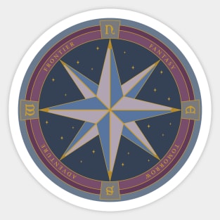 DL Compass Rose Sticker